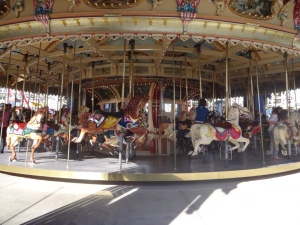 The Luna Park carousel